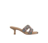 Double Strap Sandal With Rhinestones - female - ALMA EN PENA - Heeled Mules - Multicolor - 4 UK - Shoes 4 UK