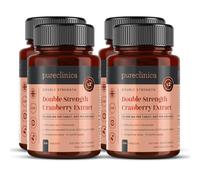 Double Strength Cranberry Extract 10,000mg x 180 Ultra Concentrated Tablets x 720 Tablets (4 Bottles of 180) - 2 Year Supply