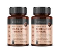 Double Strength Turmeric - 1000mg x 360 Tablets (2 Bottles of 180)- Natural Levels of Curcumin - and 5mg Black Pepper Extract.