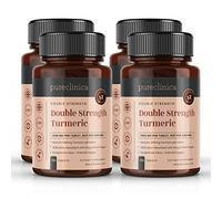 Double Strength Turmeric - 1000mg x 720 Tablets (4 Bottles of 180)- Natural Levels of Curcumin - and 5mg Black Pepper Extract.