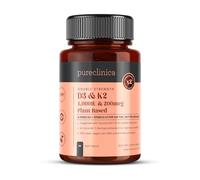 Double Strength Vitamin D3 + K2 (MK-7) - 4,000 IU D3 + 200mcg K2 x 90 Vegan Softgels - Plant-Based Lichen D3 & Natto MK-7 - Enhanced Absorption with MCT Oil - 3 Months Supply