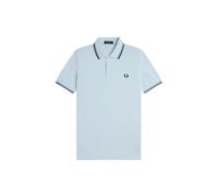 Fred Perry M3600 Twin Tipped Polo Shirt - Light Ice