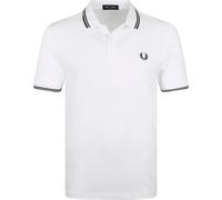 Double Stripe Polo Shirt - male - Fred Perry - Polo Shirts - White - 2XL - Tops 2XL