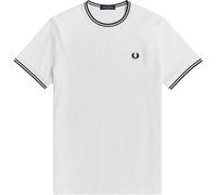 Fred Perry Twin Tipped T-Shirt, Men's T-Shirt, white, M