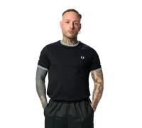 Double stripe T-shirt Fred Perry Noir XS
