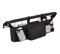 Double Stroller Caddy | Spacious Water Proof 3 Compartments Storage - Baby Stroller Organizer,for Travel Daily Parents Home Outdoor Camping Walking Home