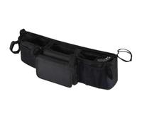 Double Stroller Caddy Spacious Water Proof Organization with 3 Compartments