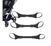 Double Stroller Link Strap - Connector Connector for Baby Toddler Cart Fixing Clip Gear , Secure System for Twins Triplets Quadruplets Outdoor Travel Pram Carrier