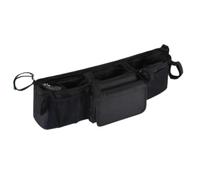 Double Stroller Organizer Foldable Lightweight 3 Compartments Organization