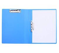 Double Strong Clips File Folder, Punchless Binder, Office Project Folder, Commercial or School Documents File Folder, For Letter Size or A4 Size, 100 Sheet Capacity, Blue