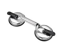 Double Suction Cup Glass Lifter Ceramic Tile Mirror Granite Lifting and Moving Tool Aluminum Alloy Handle - Seam Setter(1PCS)