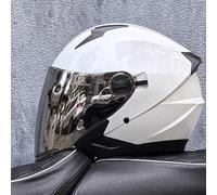 Double Sun Visor Open Face Motorbike Motorcycle Helmet Electric Bike & Road Bike Road ECE 22.06 Approved Motorbike Helmets for Men Women A2,XL59-60