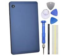 Double Sure Back Cover with Rear Camera Lens Volume Button Power Button Replacement for Samsung Galaxy Tab A9 SM-X110 Navy