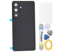 Double Sure Black Back Cover with Camera Bezel and Camera Lens come with Adhesive for Samsung Galaxy S26+ SM-S947B
