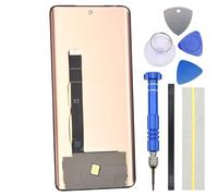 Double Sure Black Display Assembly for Motorola Edge 40 Neo Edge 40 P-OLED Screen with Toolkit