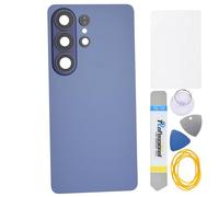 Double Sure Cobalt Violet Back Cover with Camera Bezel and Camera Lens come with Adhesive for Samsung Galaxy S26 Ultra SM-S948B