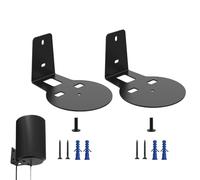 Double Surround Speaker Stands - Surround Speaker Stands, Audio Support | Strongly Assembled Speaker Stands, Ideal for Home Theater, Living Room