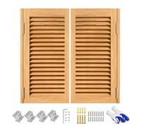 Double Swing Cafe DoorsWooden Saloon Style TwoWay Opening Bar Entrance 3851in Width Natural Finish Versatile HalfWaist Partition for Indoor Restaurants & Cafes