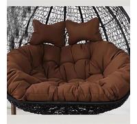 Double Swing Chair Cushion,Washable Hanging Egg Chair Pads Replacement,Waterproof Thicken Hanging Basket Seat Cushion,Hanging Hammock Chair Cushions