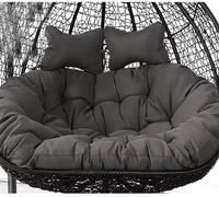 Double Swing Chair Cushion, Washable Waterproof Thicken Replacement for Hanging Egg and Hammock Chairs