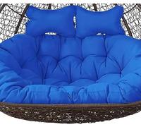 Double Swing Chair Cushion, Washable Waterproof Thicken Replacement for Hanging Egg and Hammock Chairs
