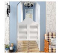Double Swinging Door Wood Swing Saloon Doors with Auto Close Hinges for Bar Kitchen Stairs Bedroom Entrance