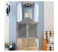 Double Swinging Door Wood Swing Saloon Doors with Auto Close Hinges for Bar Kitchen Stairs Bedroom Entrance
