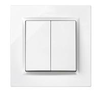 Double Switch White SIMON 10