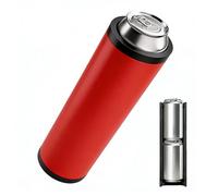 Double Tactical Reload Can Holder, Insulated Beverage Sleeve for Two 12oz Cans - Quick Fill, Leak-Resistant & Heat Shield - Red Drink Carrier for Soda, Soft Drinks, Outdoor, Camping & Car