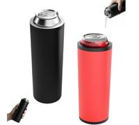 Double Tactical Reload Can Holder-Ultra Chill System,Double Can Bottom Reload,Tactical Insulation Ca-n Sleeves,Assault Tactica-l Insulation Sleeve(Black) (2PCS)