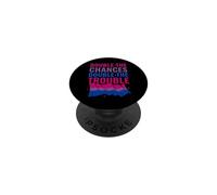 Double The Chances Funny Bisexual PopSockets Adhesive PopGrip