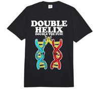 Double The Fun Double Helix DNA Comfort Colors Adult Heavyweight T-Shirt