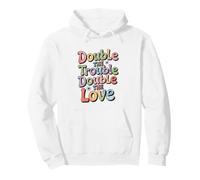 Double The Trouble Double The Love Matching Twin Pullover Hoodie
