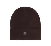 Double thickness merino beanie KnowledgeCotton Apparel Marron TU