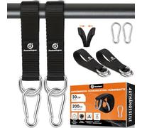 Double-Tier Tree Swing Straps Mounting Kit Including Stainless Steel D-Ring