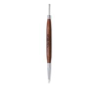 Double Tip Nails Art Pens with Wooden Handle Manicure Ornament Brush for Gel Polish Application and Detailing Silicone Art Pen