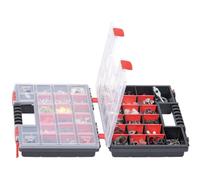 Double Tool Organiser Box Kistenberg NORS Duo 14 Screws Parts Storage Case