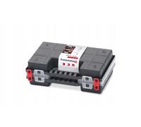 Double Tool Organiser Storage Case Adjustable Compartments Parts Box