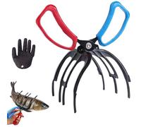 Double-Toothed Three-Toothed Fish-Controlling Pliers - 2026 New 3 Claw Fish Gripper, Multifunctional Metal Fishing Pliers for Outdoor Fishing (Three-Toothed)