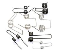 Double Torsion Spring 1.0mm, 2PCS, Tent Return Spring, Steel Rust Proof Extension Springs(NO5)