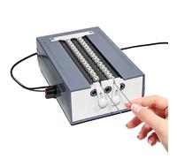Double Track Bead Threading Tool, Electric Bead String Maker with 3 Needles, Adjustable Speed, Automatic Needle Alignment, Fits 3-18mm Beads, for DIY Jewelry Making