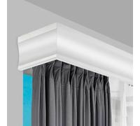 Double Track Rail System with Integrated Side Infill, Silent Sliding Pulley for Smooth, Perfect for Boxed Ains and Home Improvement Projects