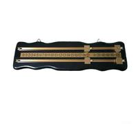 Double Track Scoreboard, Billiard Game Scorer 2 Track Wooden Scoreboard Medium Density Fiberboard For Pool Table Games(Black)