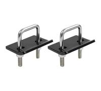 Double Trailer Stabilizing Clamps Brackets Manganese Steel Swaying Anti Slack for Motorhomes Travel Trailers Trailer Hook Stabilizer Clamp