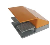 Double Tread YDT1-15 Foot Switch Pedal Silver Contact aluminum shell gray double feet machine tool accessories 10A(220V)