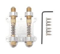 Double Tremolo Bridge Stabilizer, Guitar Tremolo Stopper with Mounting Screws, Floating Tremolo Bridge Stabilizing Device for Floyd Rose Gotoh Ibanez, Metal Structure with Double A