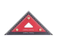 Double Triangle Ruler, Detachable 4 Inch and 6 Inch Aluminum Alloy Accurate Carpentry Square Tool with Dual Layer Design for Woodworking, Framing, and Drafting Practical