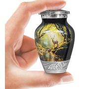 Double Trouble Inc Deer Forest Urn for Human Ashes | Keepsake Handcrafted Funeral Memorial | Decorative Cremation Urn for Women and Men