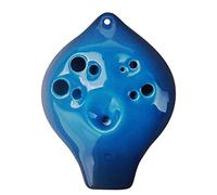 Double-tube Six-hole Alto C-tone Glazed Ocarina Performance Grade Double-tube 6-hole AC Student Ocarina ocarina instrument (1)