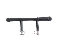 Double Tube Strollers Handle Extender for Baby Carriages Comfortable Extension Rod with 1pc/3pcs Clip Easy Installation Clip On Strollers Handle